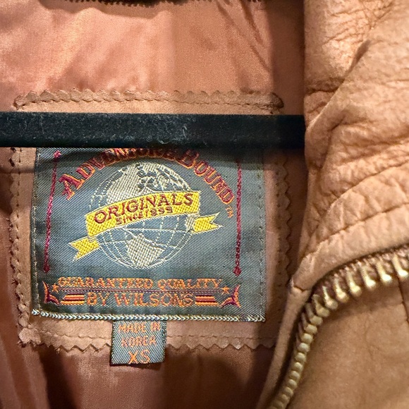 Vintage Leather Bomber Jacket - Picture 3 of 9